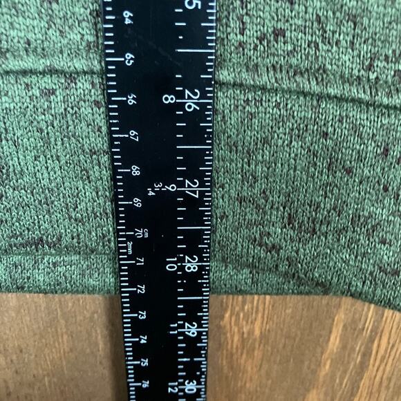 Eddie Bauer Mens Sweatshirt Green Radiator Fleece Snap Mock Neck Long Sleeve L - Picture 9 of 12